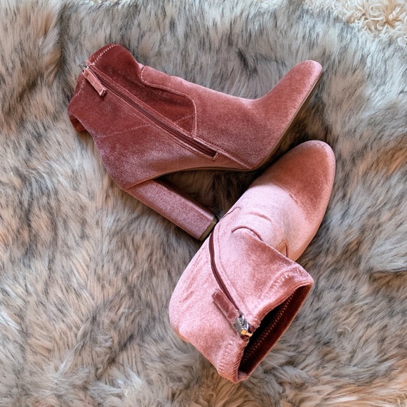 Steve Madden Shoes - Steve Madden Suede Booties in Pink